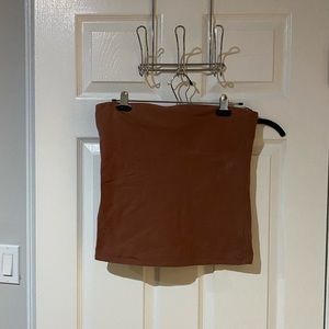 Brown/mauve tube top from express size large